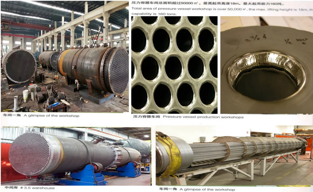 Stainless Steel (SS) 304 316/Titanium/Nickel/Hastelloy Skid Platform Unit U Tube Bundle Shell and Tube Heat Exchanger