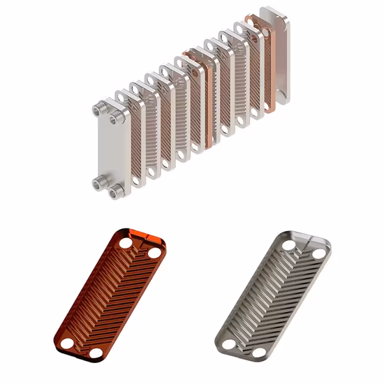 ISO 9001 ISO 14001 CE CCS 액체 316L/304 브레이징 판형 열교환기
